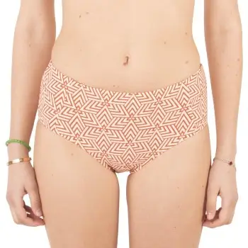 Femilet Aztec Java Sustainable Midi Bikini Brief Rustorange polyamid 40 Dame