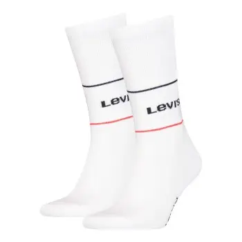 Levis Strømper 2P Organic Cotton Sock Hvid Str 39/42