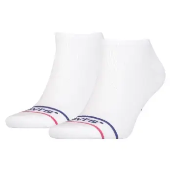 Levis Strømper 2P Organic Cotton Ankle Sock Hvid Str 39/42