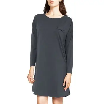 Femilet Luna Big Shirt LS Mørkgrå  Medium Dame