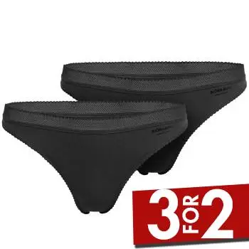 Björn Borg Trusser 2P Core Thong Sort Small Dame