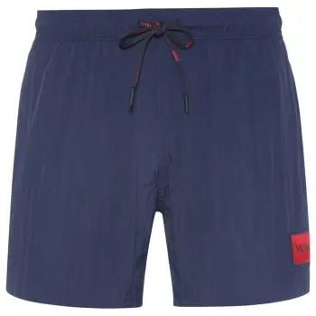 HUGO Badebukser Dominica Recycled Swim Shorts Mørkblå polyester Small Herre