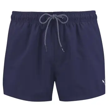 Puma Badebukser Short Length Swim Shorts Marineblå polyester Small Herre