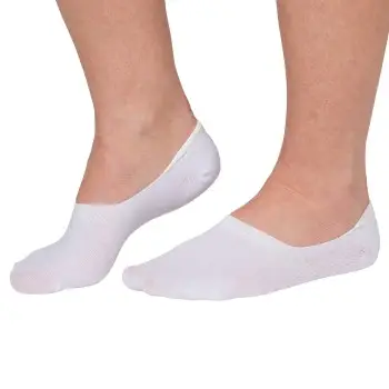 Trofe Cotton Invisible Socks Strømper Hvid Str 39/42 Dame