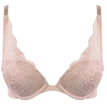 Wonderbra Bh Refined Glamour Triangle Push Up Bra Pearl B 75 Dame