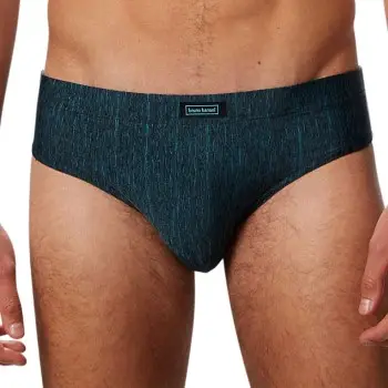 Bruno Banani 2P Ocean Floor Brief Blå/Grøn Small Herre