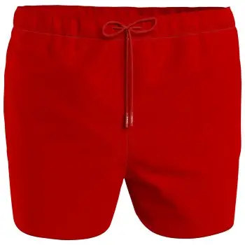 Tommy Hilfiger Badebukser Solid Swimshorts Rød Small Herre