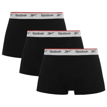 Reebok 3P Ovett Trunk Sort bomuld Small Herre