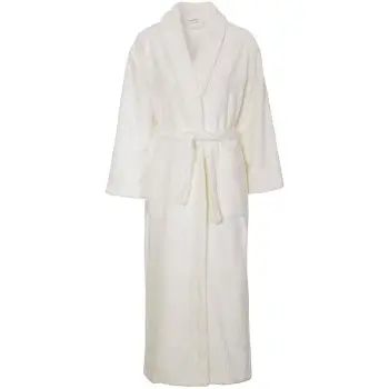 Damella Modal Terry Robe Hvid Small Dame