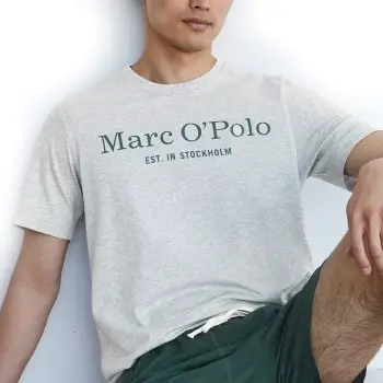 Marc O Polo Organic Cotton Basic SS Pyjama Mørkgrøn  økologisk bomuld Medium Herre