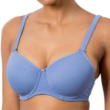 Trofe Sanna T-shirt Underwire Bra Bh Blå B 75 Dame