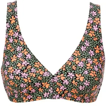 Trofe Barcelona Bikini Top Grøn blomstret 38 Dame