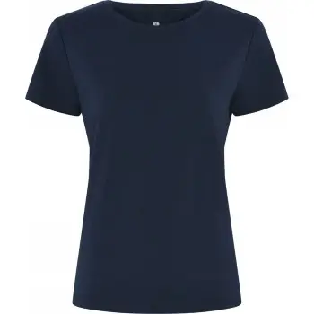 JBS of Denmark Basic Tee Bamboo Blend FSC Marineblå Small Dame