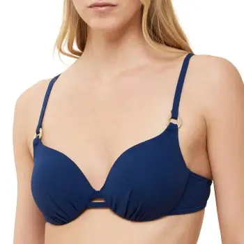 Triumph Summer Glow WP Bikini Top Marineblå B 36 Dame