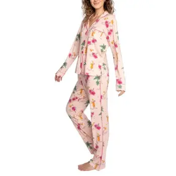 PJ Salvage Playful Prints Pyjama Lyserosa X-Large Dame