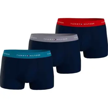 Tommy Hilfiger 3P WB Trunks Marineblå bomuld Small Herre