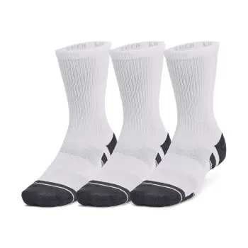 Under Armour Strømper 6P Performance Tech Crew Socks Hvid polyester Medium