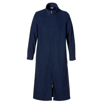 Trofe Boucle Zip Robe Marineblå Small Dame