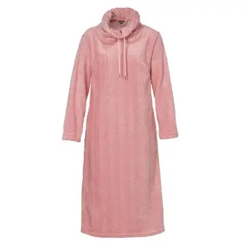 Trofe Braid Dress Fleece Rosa polyester Medium Dame