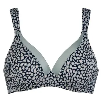 NATURANA Bh Everyday Wednesday Padded Soft Bra Leopard polyamid B 75 Dame