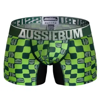 AussieBum CottonSoft 2.0 Hipster Grøn bomuld Small Herre