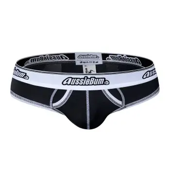 aussieBum 2P EnlargeIT 2.0 Brief Sort bomuld Small Herre