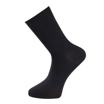 Trofe Wool Loose Rib Sock Strømper Sort Str 39/42 Dame