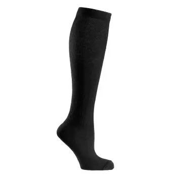 Trofe Stocking Wool Support Sock Strømper Sort Str 39/42 Dame