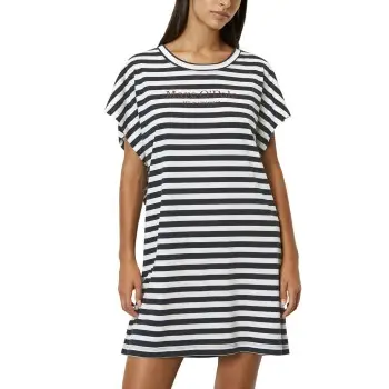 Marc O Polo Dress Hvid/Blå Small Dame