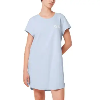 Triumph Nightdress NDK 02 X Lyseblå bomuld 38 Dame