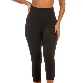 Magic Lounge Cropped Legging Sort polyamid Small Dame