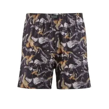 Bruno Banani Panthera Boxershorts Sort Mønster polyester Small Herre