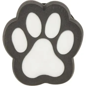 Crocs Jibbitz Paw Print Hvid One Size Barn