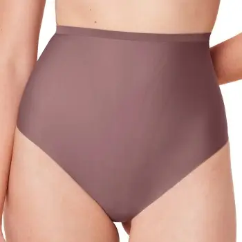 Triumph Trusser Shape Smart Highwaist Thong Rosa/Brun Small Dame