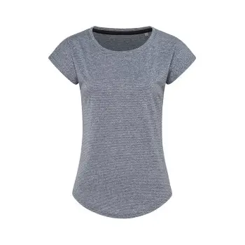 Stedman Recycled Women Sports T Move Blå polyester Small Dame