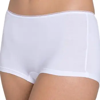 Sloggi Trusser Feel Sensational Boyshorts Hvid 38 Dame