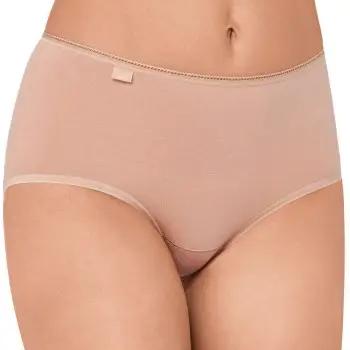 Sloggi Trusser 3P 24 7 Cotton Midi Briefs Beige bomuld 38 Dame