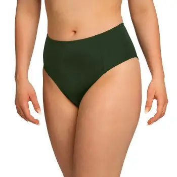 Wiki Swim Tai Highwaist Brief Mørkgrøn  38 Dame