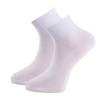 Trofe Cotton Quarter Socks Strømper 2P Hvid Str 39/42 Dame