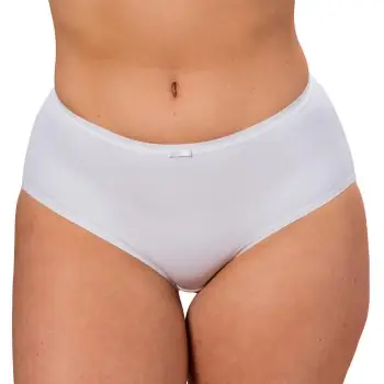 Trofe Sanna Brief Midi Trusser Hvid polyamid Small Dame