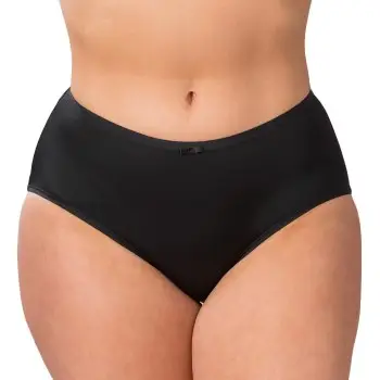 Trofe Sanna Brief Midi Trusser Sort polyamid Small Dame