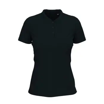 Stedman Claire Short Sleeve Polo Mørkblå ringspundet bomuld Small Dame