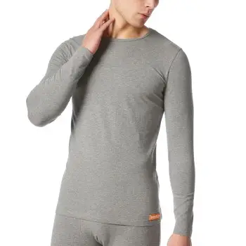 Bruno Banani Warm Up Longshirt Grå bomuld Small Herre