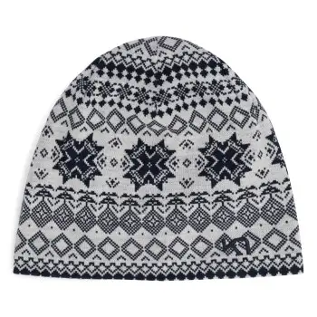 Kari Traa Vilma Beanie Hvid/Sort merinould One Size Dame