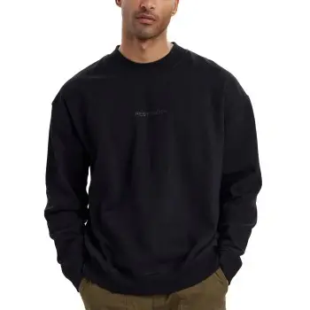 Resteröds Oversize Crewneck Sweatshirt Sort Small Herre