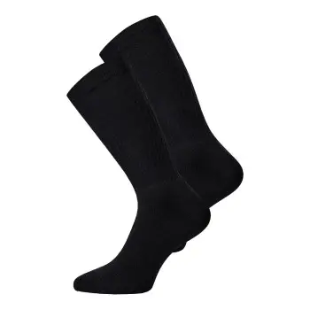 Resteröds Strømper 2P Tennis Socks Sort Str 40/45 Herre