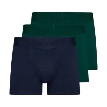 Resteröds 3P Organic Cotton Boxer Regular Leg Flerfarvet-2 økologisk bomuld Small Herre