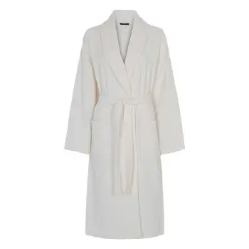 Decoy Long Terry Robe With Hood Sort polyester Small Dame