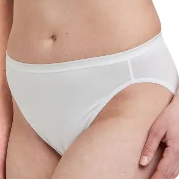 Decoy Trusser 5P Tai Briefs Hvid økologisk bomuld Small Dame