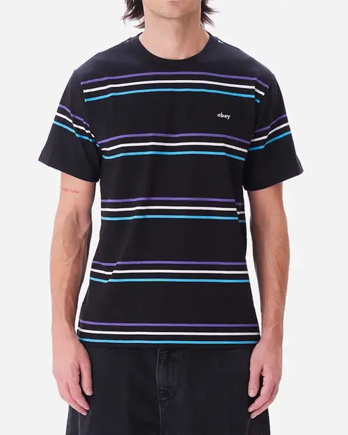 Montrose Stripe Tee Ss - Black Multi